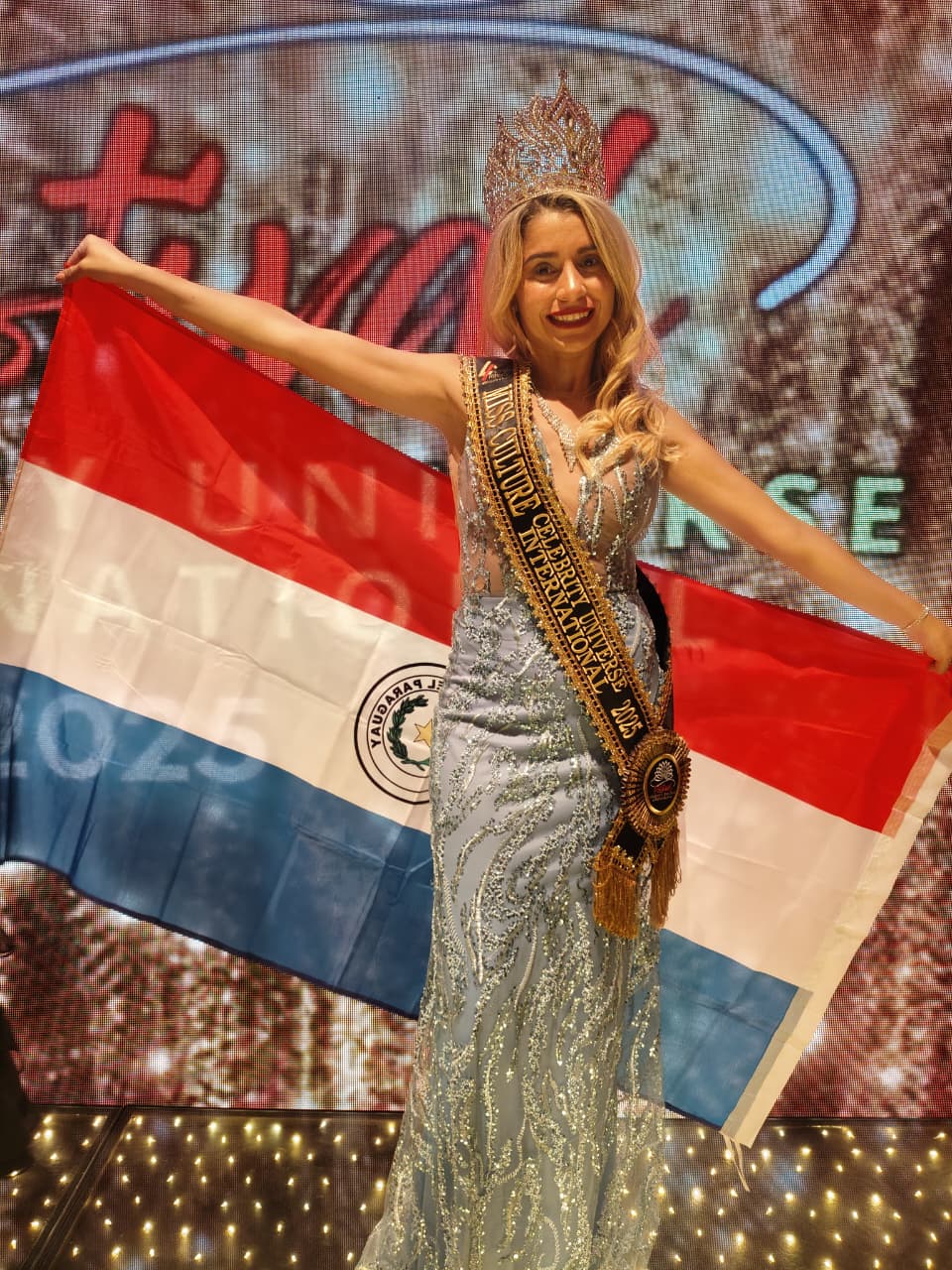 María Ester Pérez flamante Miss Culture Celebrity Universe: “Le pedí tupanoi a mi mamá y me bendijo”