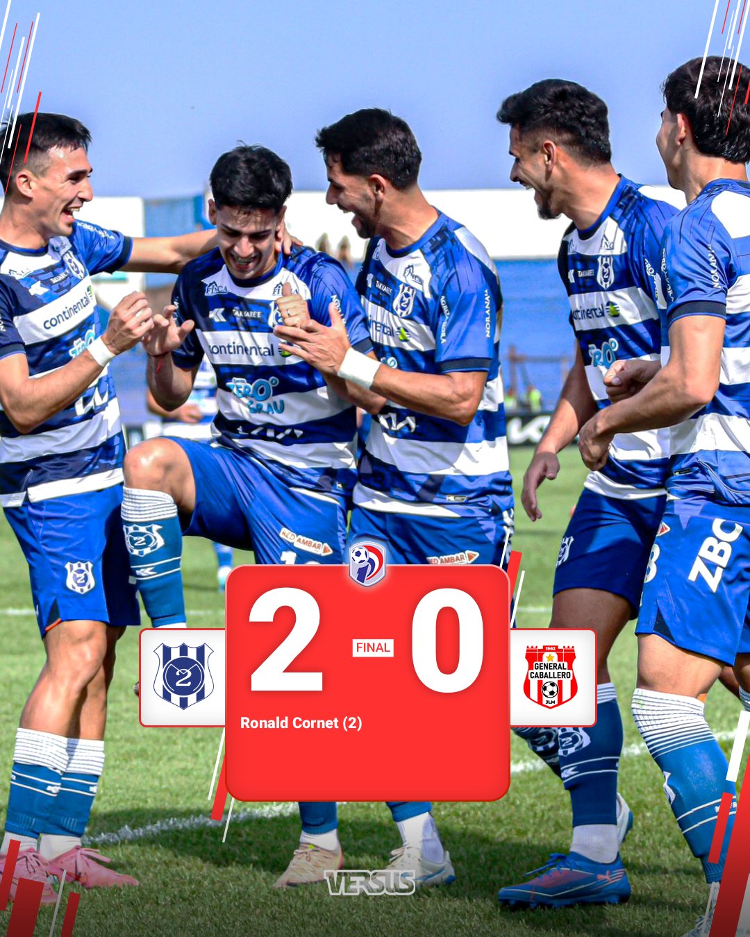 ¡Un gallo agrandado! El 2 de Mayo venció a General Caballero por 2 a 1