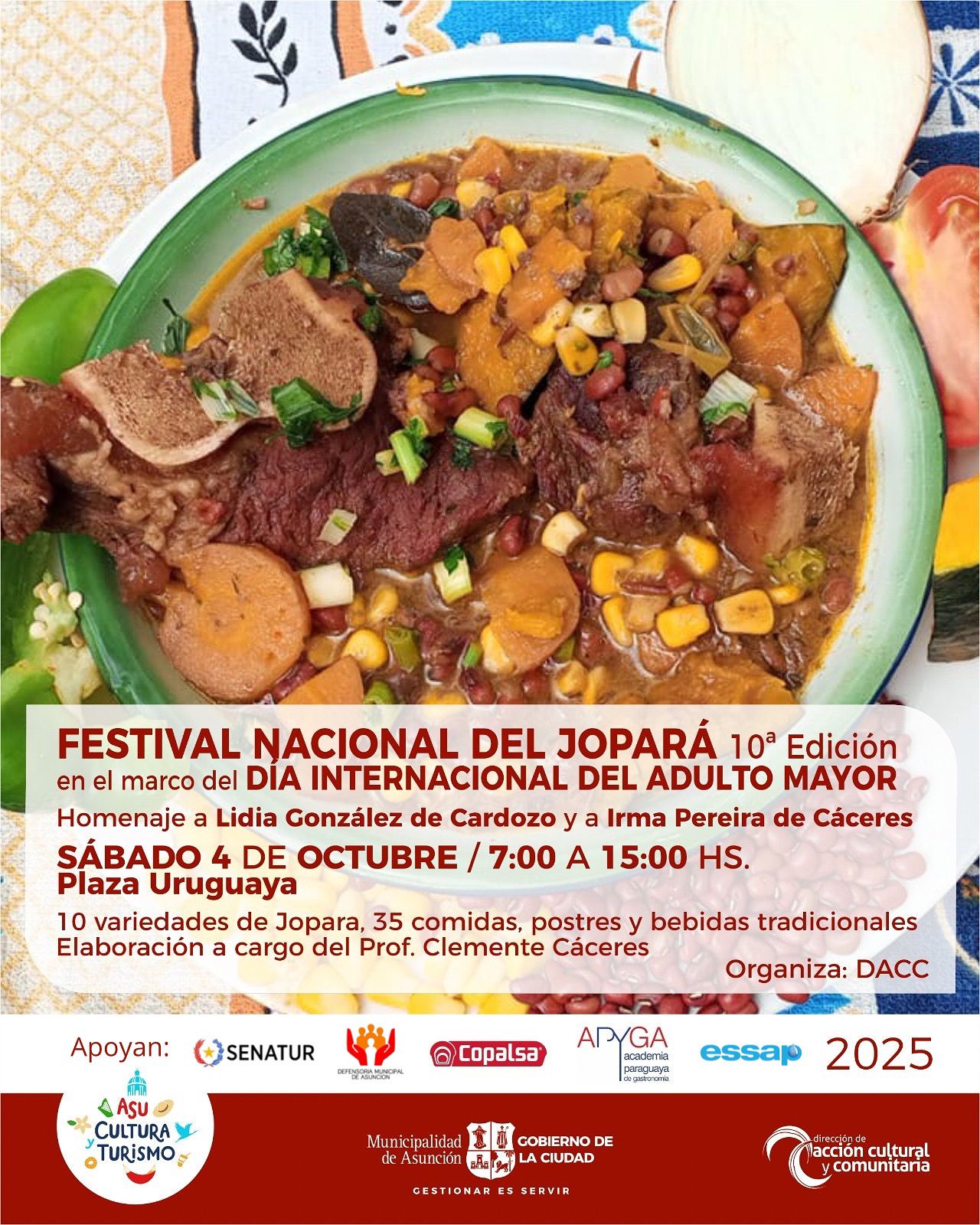 ¡El sábado se celebrará el Festival Nacional del Jopará!