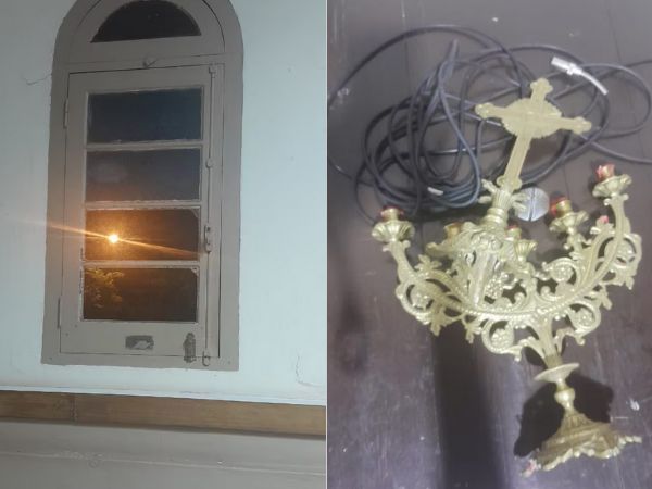 Mondaha robaron todo lo que pudieron dentro de una iglesia