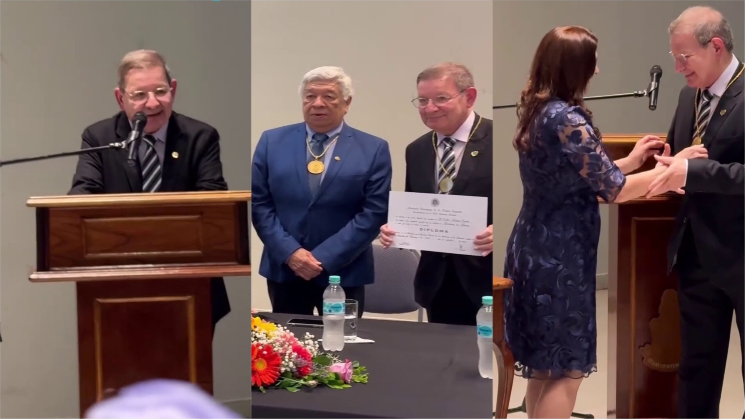 (VIDEO) ¡Qué purete! ¡Carlos Martini entró a la Academia Paraguaya de la Lengua Española!
