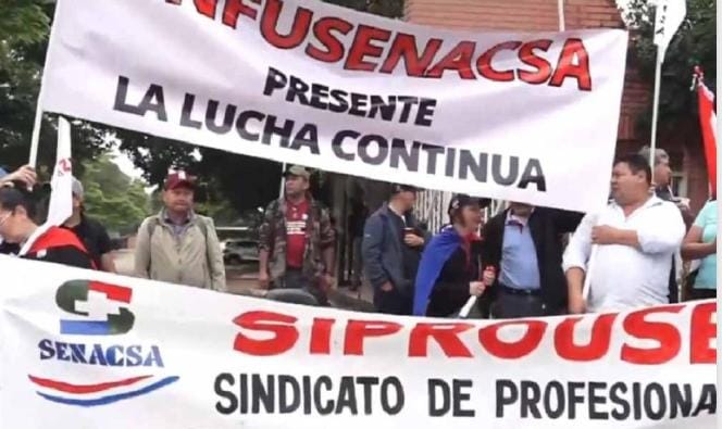 Quieren aumento: Funcionarios de Senacsa cerraron rutas