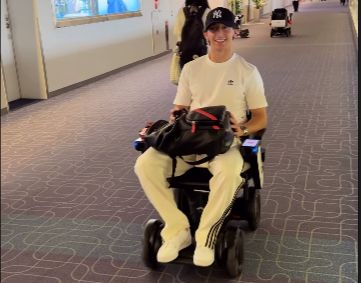 ¡Mañamí cómo para recorrió el aeropuerto de Japón Mati Galarza!