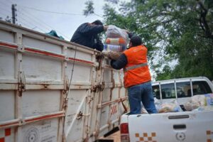 Gobernación de Guairá llevó víveres a familias mboriahu