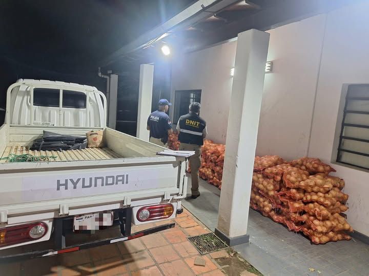 Cayó cargamento de cebolla que trataron de ingresar de forma clande