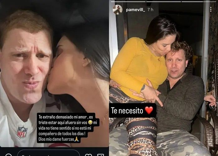 ¡El duro momento de Pamela Vill con el papá de su “bendi”!
