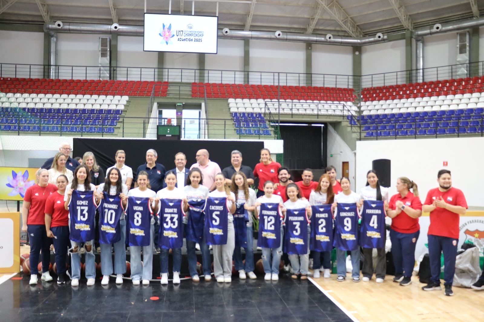Presentaron al Team Paraguay, que competirá en Suda de Básquet