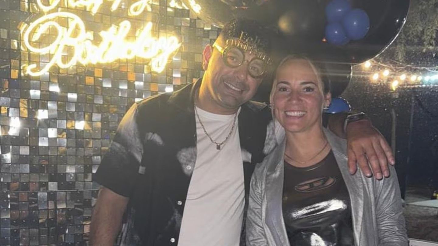 (GALERÍA) ¡La novia del expelotero Néstor Ortigoza le organizó el festejo de su cumple!