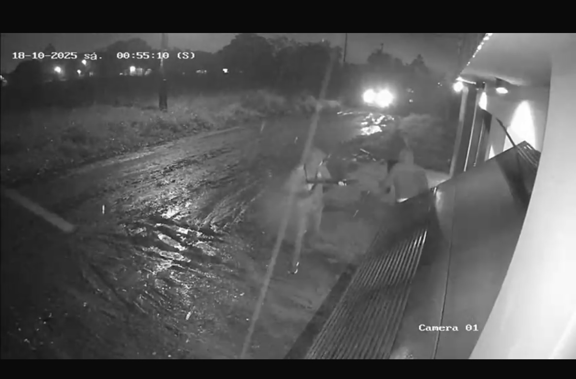 Cinco delincuentes fueron corridos a balazos por propietario de un domicilio