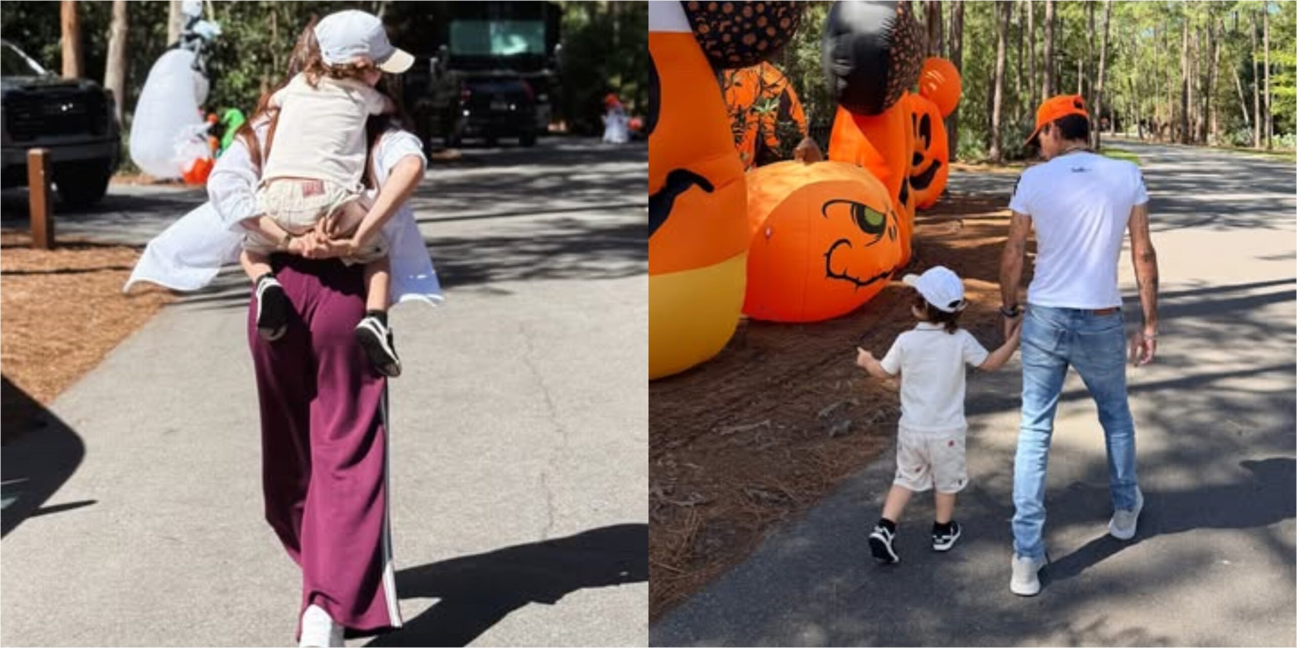 (GALERÍA) ¡Mirá el fin de semana de “terror” que vivieron Marc Anthony, Nadia Ferreira y su familia!