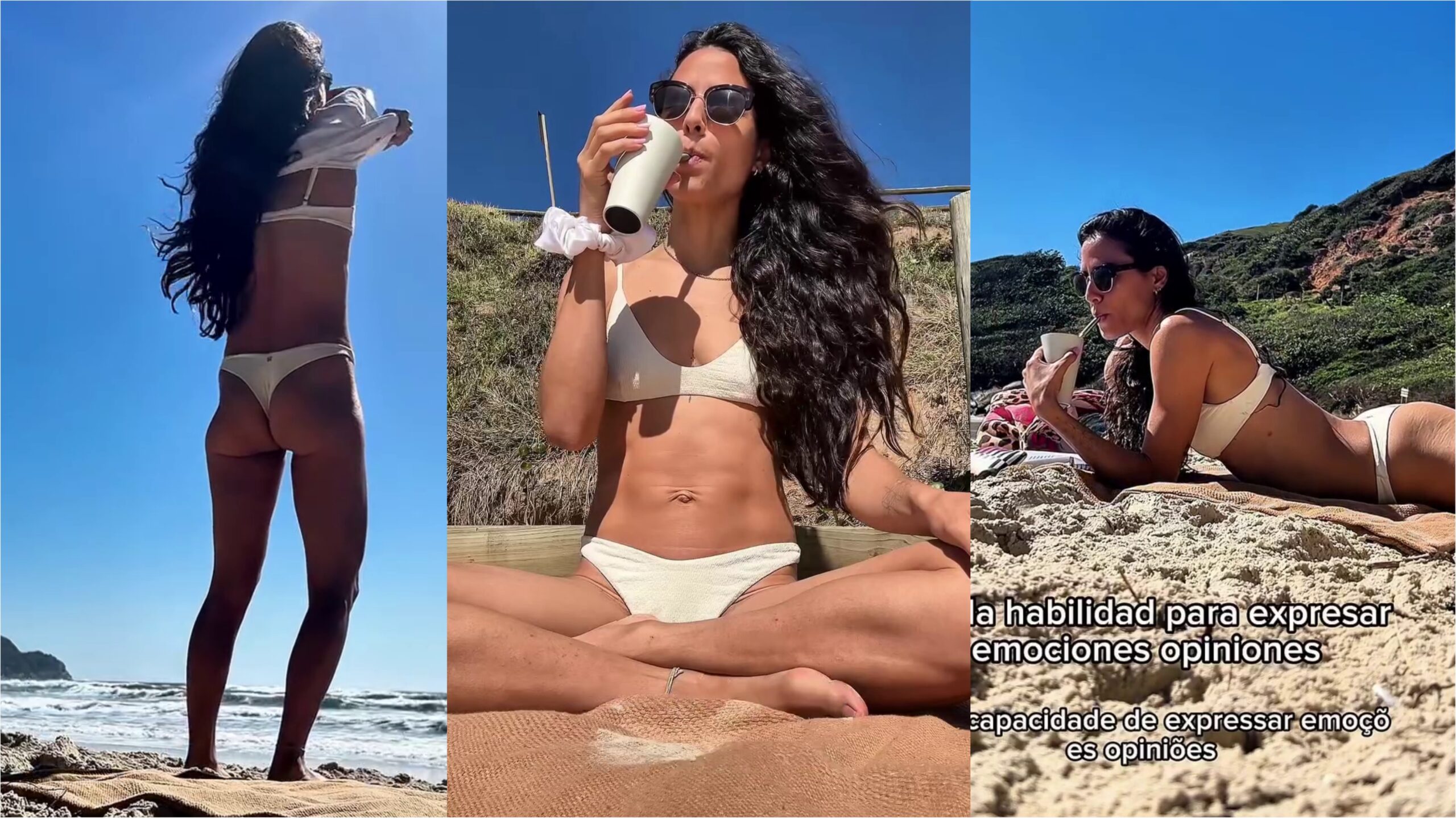 (VIDEO) ¡Fio Migliore peló cuero en biquini!