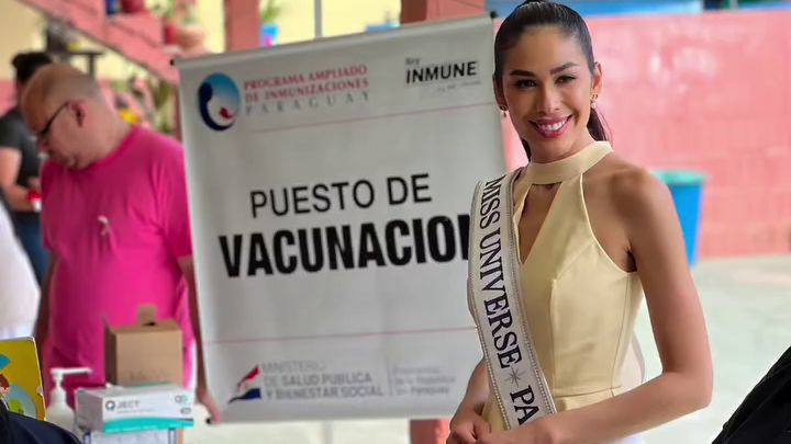 (VIDEO) ¡Ñande Miss Universo llevó donaciones a la Chacarita!