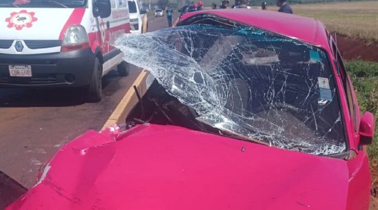 Dos personas murieron en choque frontal en Santa Rita