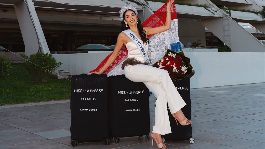 (VIDEO) ¡Ñande Miss Universo se despidió del país con un bailongo de polca!