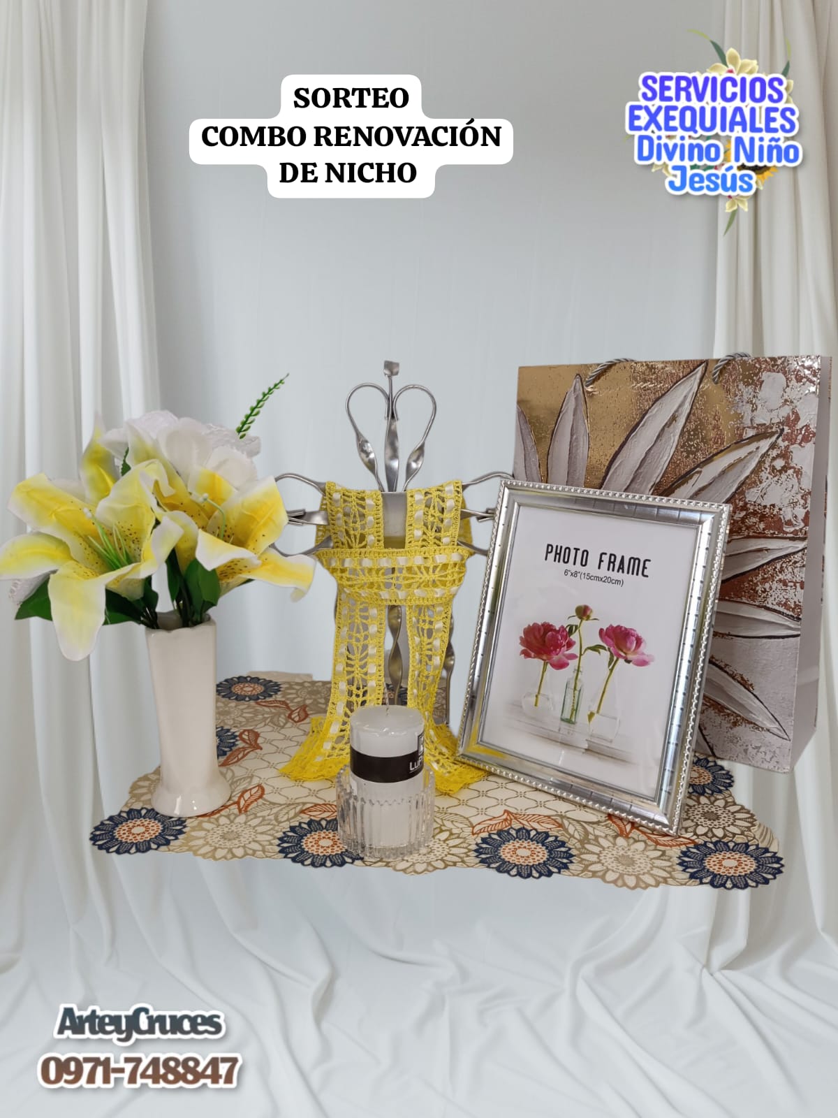 Sortean “combo completo” para dejar pipucú el nicho de los finados