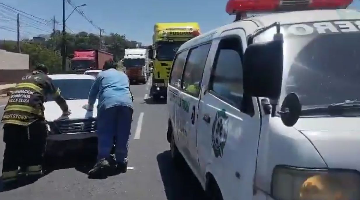 Un herido en múltiple choque en ex-Acceso Sur
