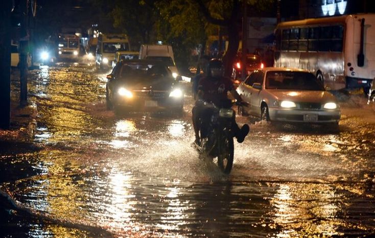 ¡Chake! Alertan sobre tormenta vai para varios departamentos de nuestro terruño