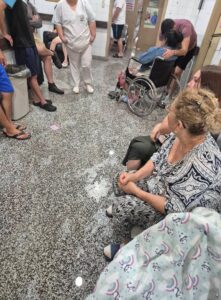 Hospital de Mariano se inundó con el temporal vai