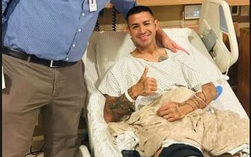 Ya se operó Derlis González y sus familiares celebraron que salió todo bien