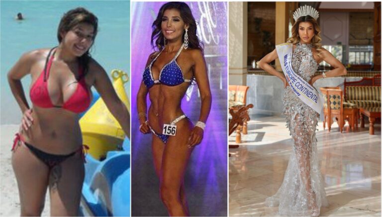 (GALERÍA) ¡Ingueroviable cambio de Miss!: “Pasé de gordita a fit, de fit a mega fit, de fit a femenina”