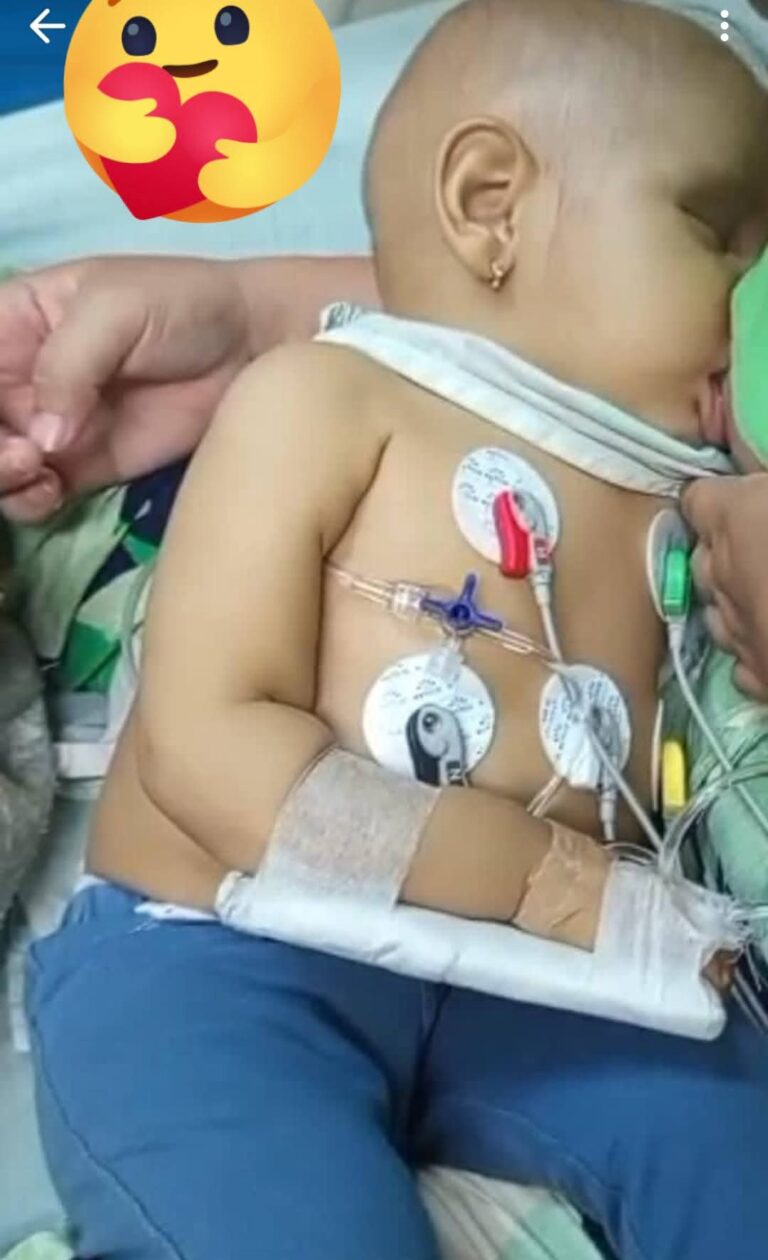 Rifa solidaria a beneficio de bebé con cáncer en los ojos