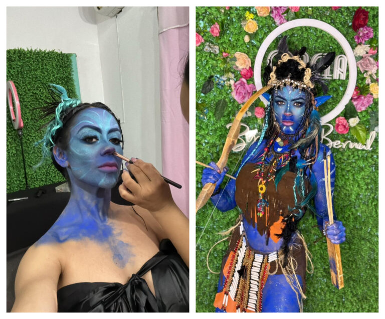 ¡Jennifer Ruiz Diaz robó miradas en conocida fiesta de Halloween!