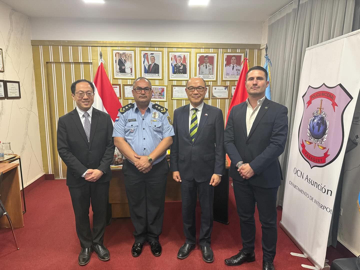 Taiwán estrecha lazos con Interpol-Paraguay