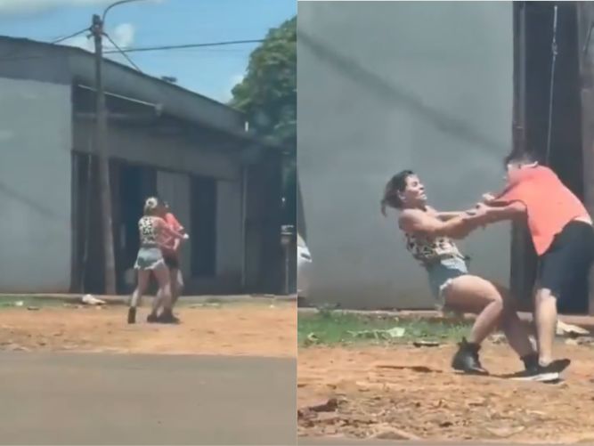 (VIDEO). Violenta pelea callejera se hace viral y causó indignación al rollete