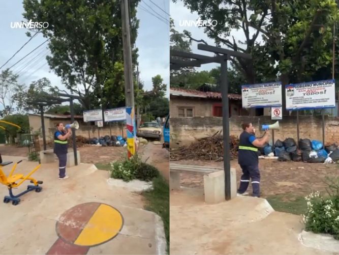 (VIDEO). Funcionarios municipales de San Antonio: “Vecinos, anive la pende puerco”