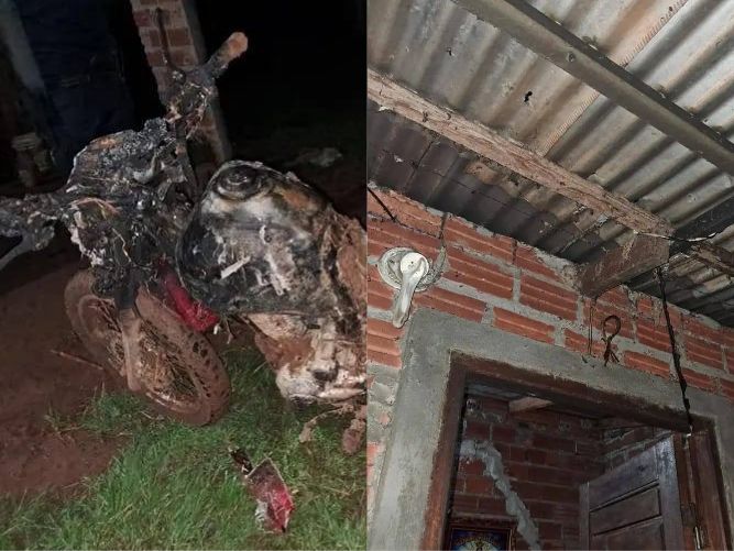 ¿Fue por despecho? Investigan incendio intencional de una vivienda y un biciclo