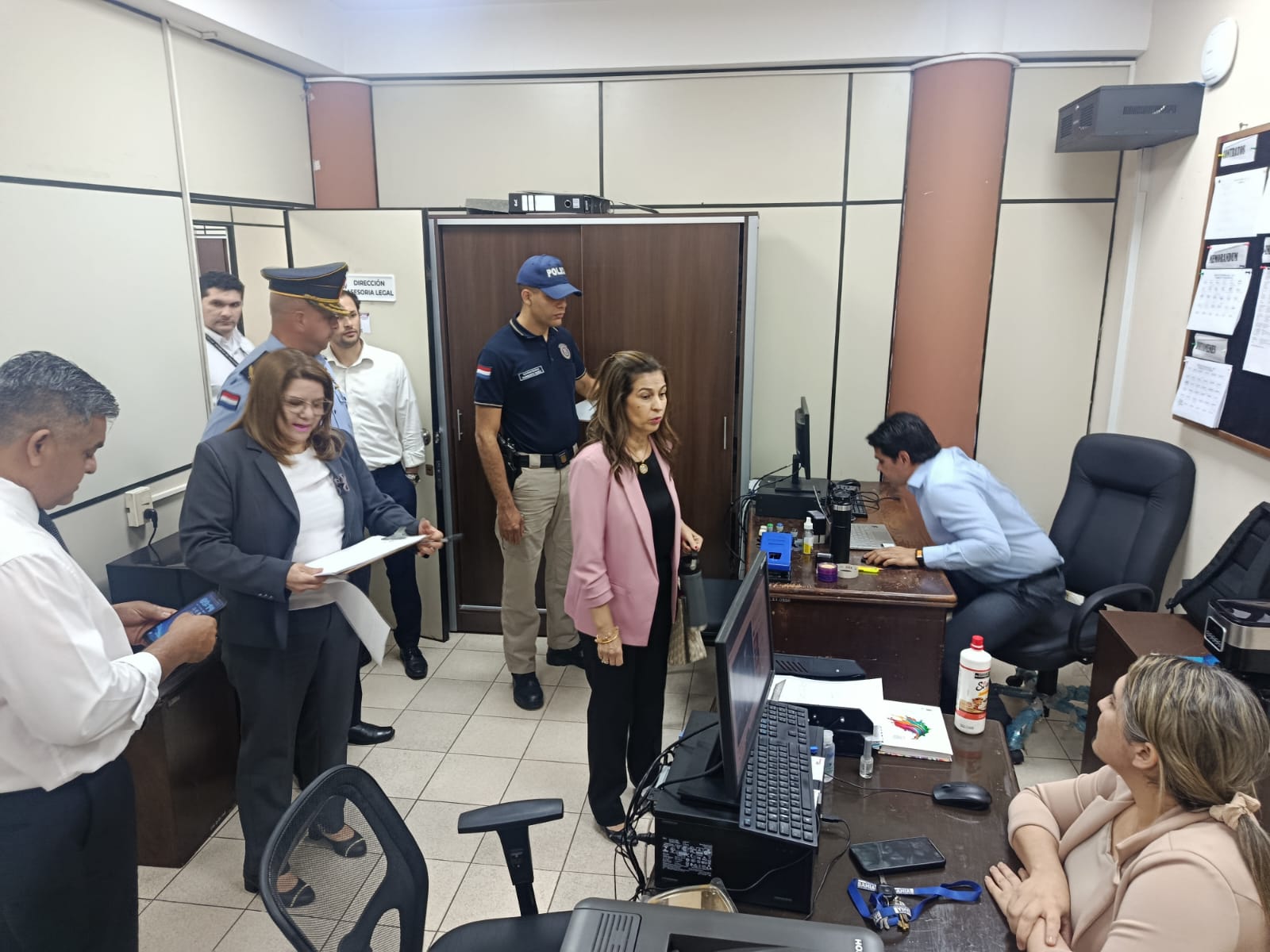 Allanaron oficinas de la Diben