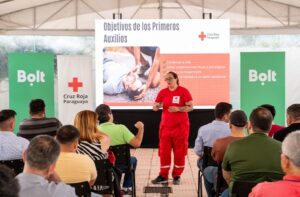 Cruz Roja y Bolt presentan la categoría solidaria “Cruz Roja Paraguaya”