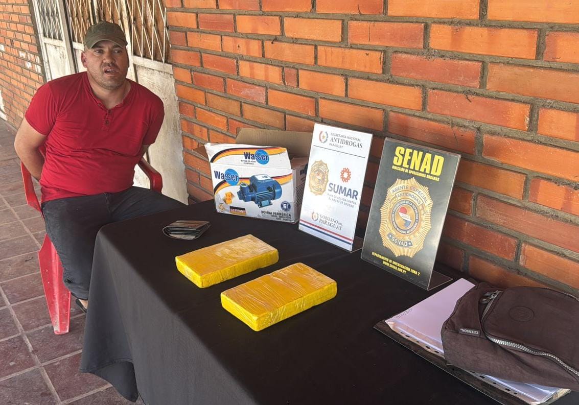 Senad: ho’a suboficial con 2 kilos de cocaína