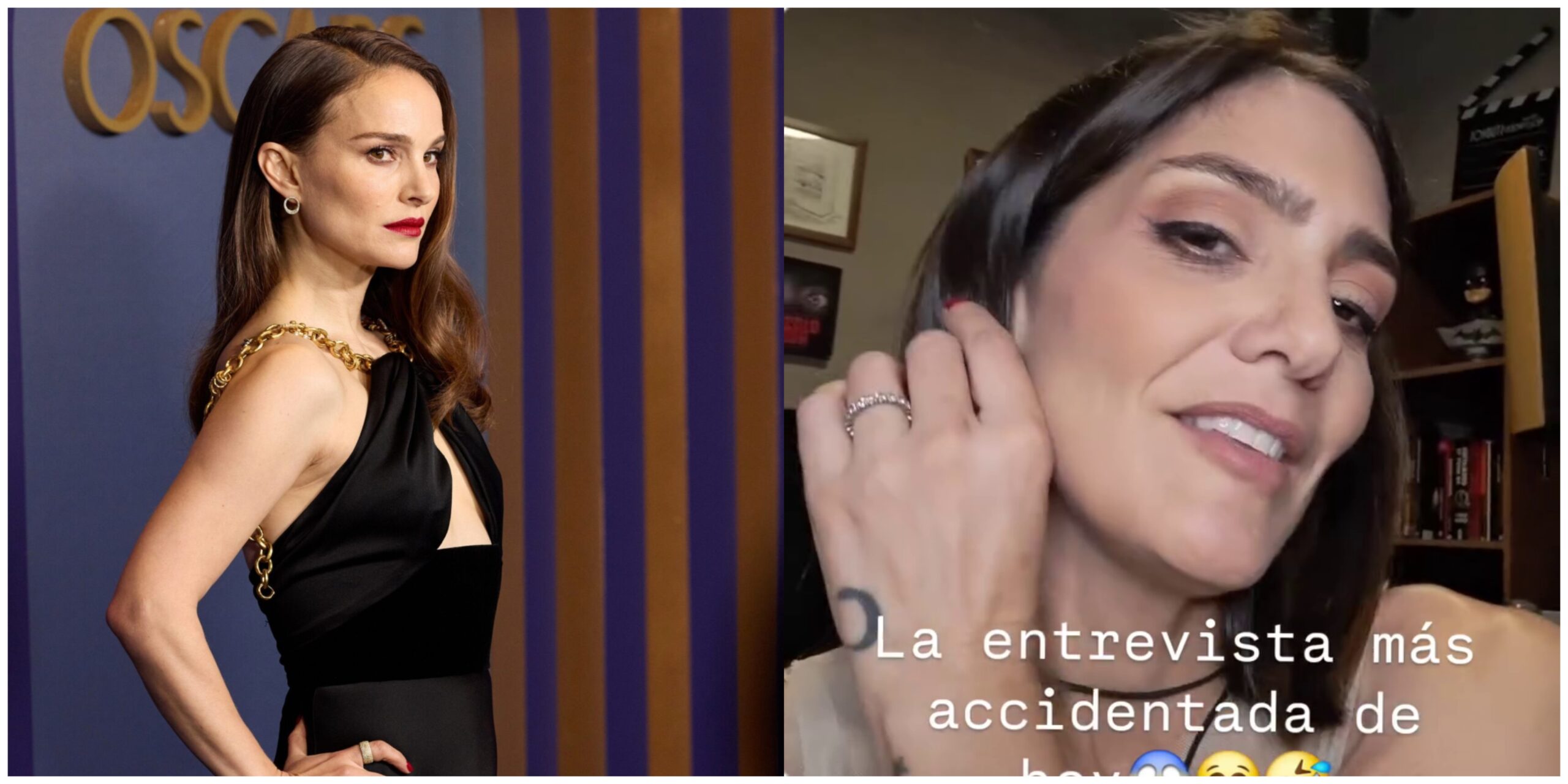 (VIDEO) Lucía Sapena contó que tuvo una entrevista accidentada con Natalie Portman. ¡Atendé lo que le pasó!