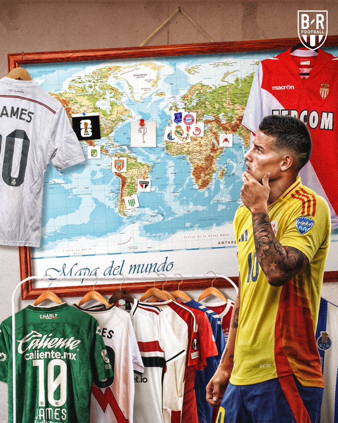 James quedó libre y suena en Paraguay: ¿Será la Huerta su destino?