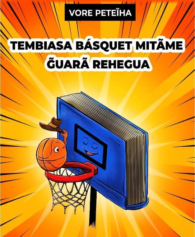 Ñane ñe’ë llega a Uruguay con cómics de básquet