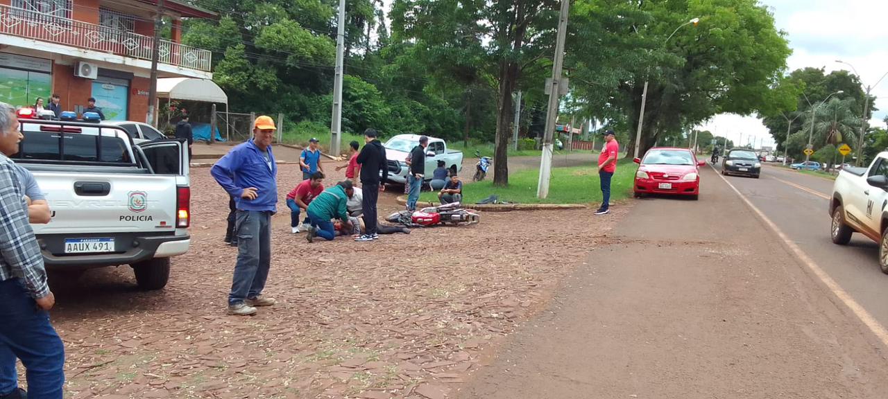 Doña y sus hijos atropelladas por conductor péndex