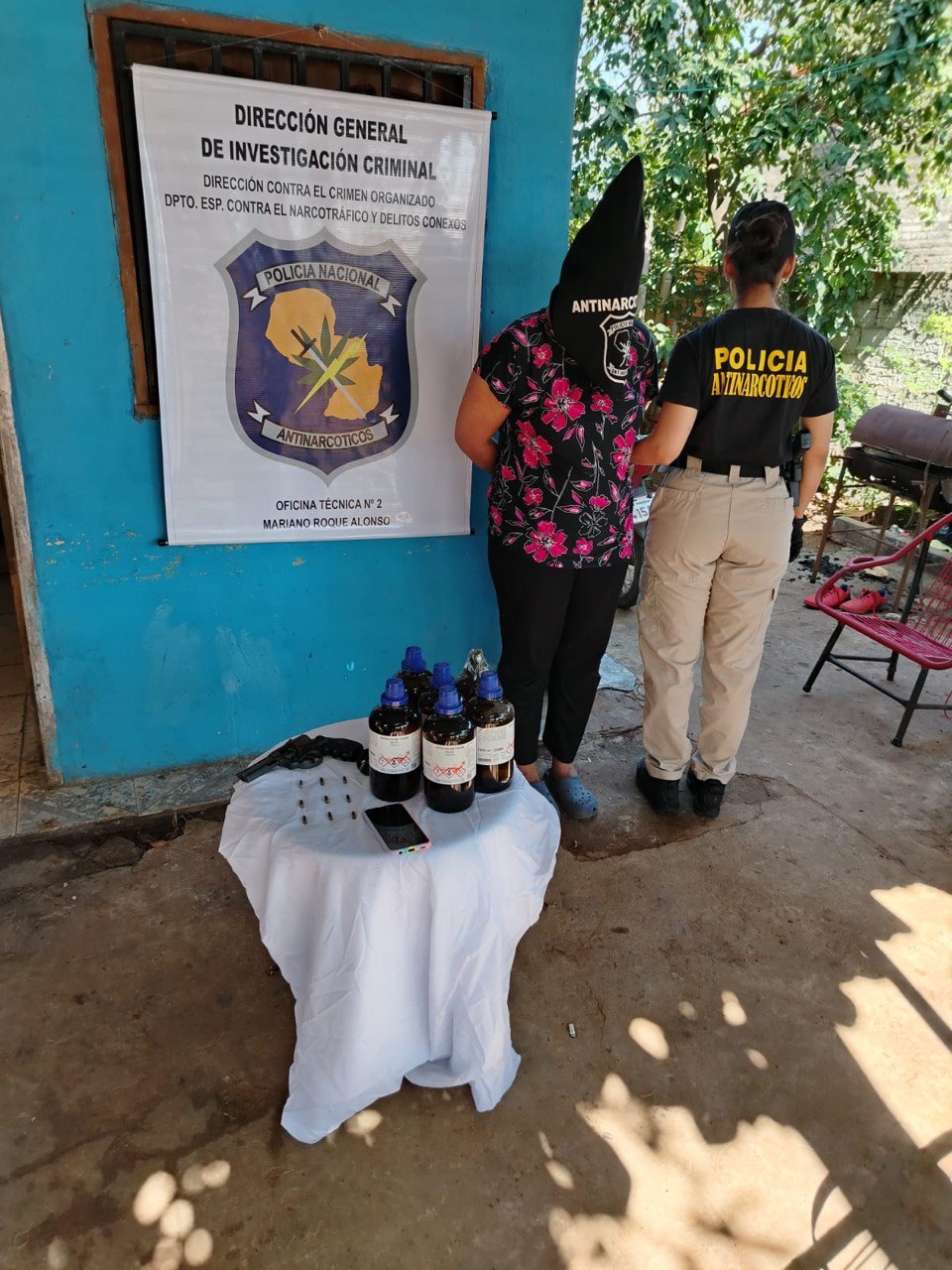 Desmantelan laboratorio’i de drogas en Limpio