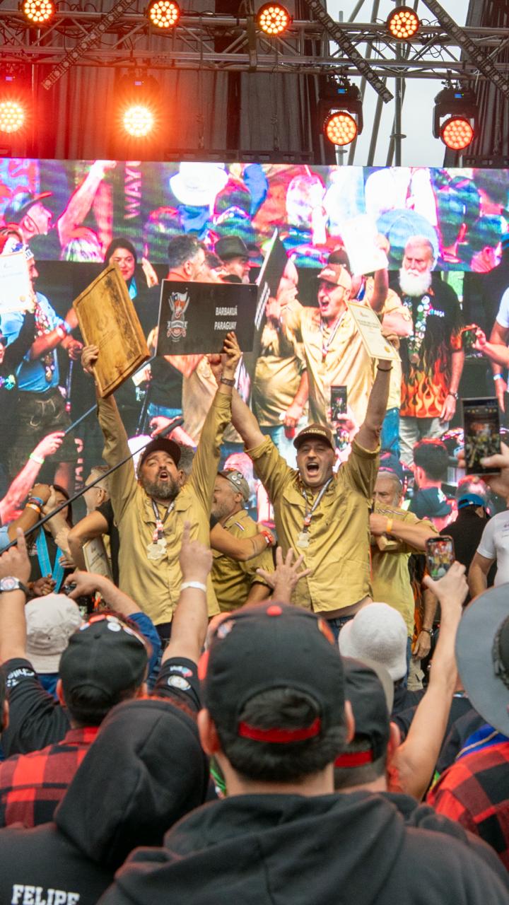 ¡Paraguay ganó puesto 1 en asado de cerdo durante competencia internacional!