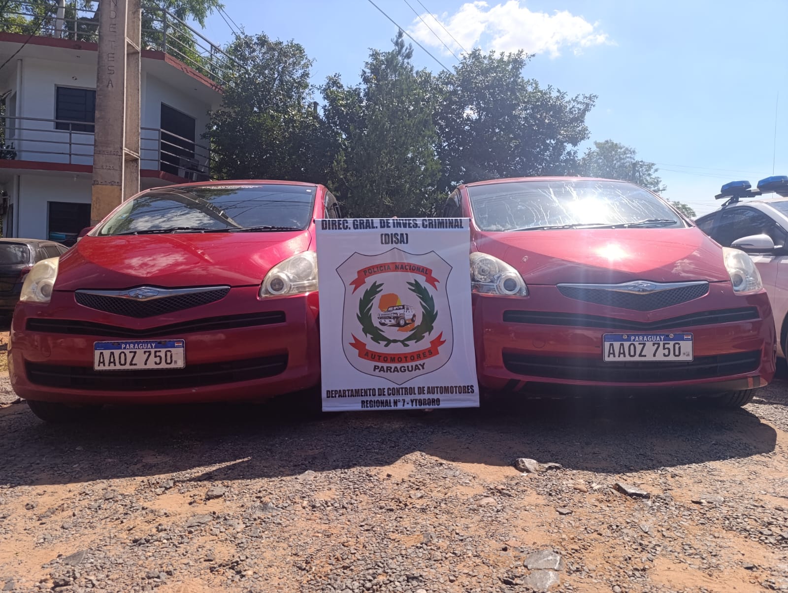 Incautan auto “Chileré” clonado