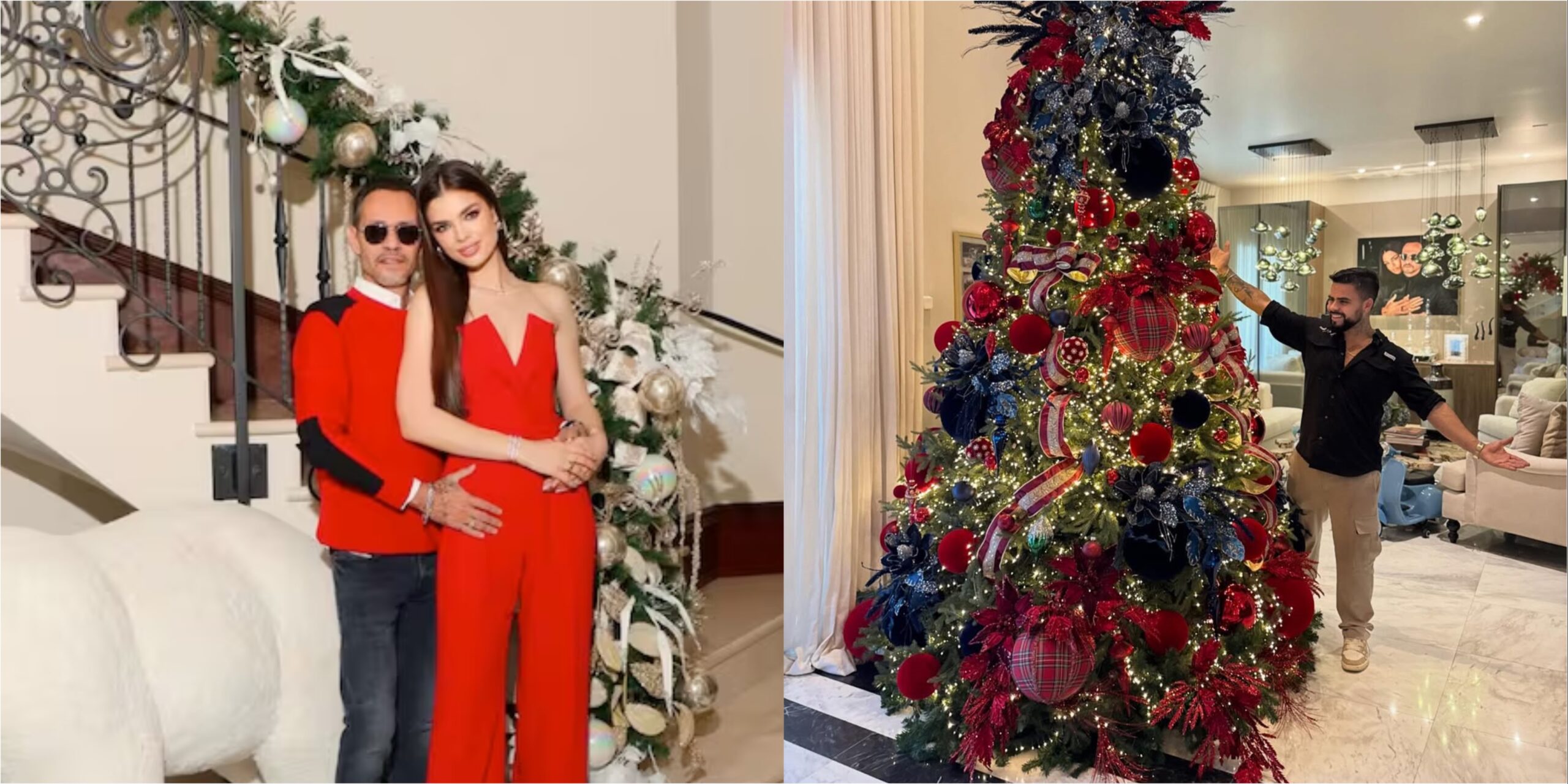 (GALERÍA) ¡Mañami el feroz árbol de Navidad que armó Nadia Ferreira con ayuda!