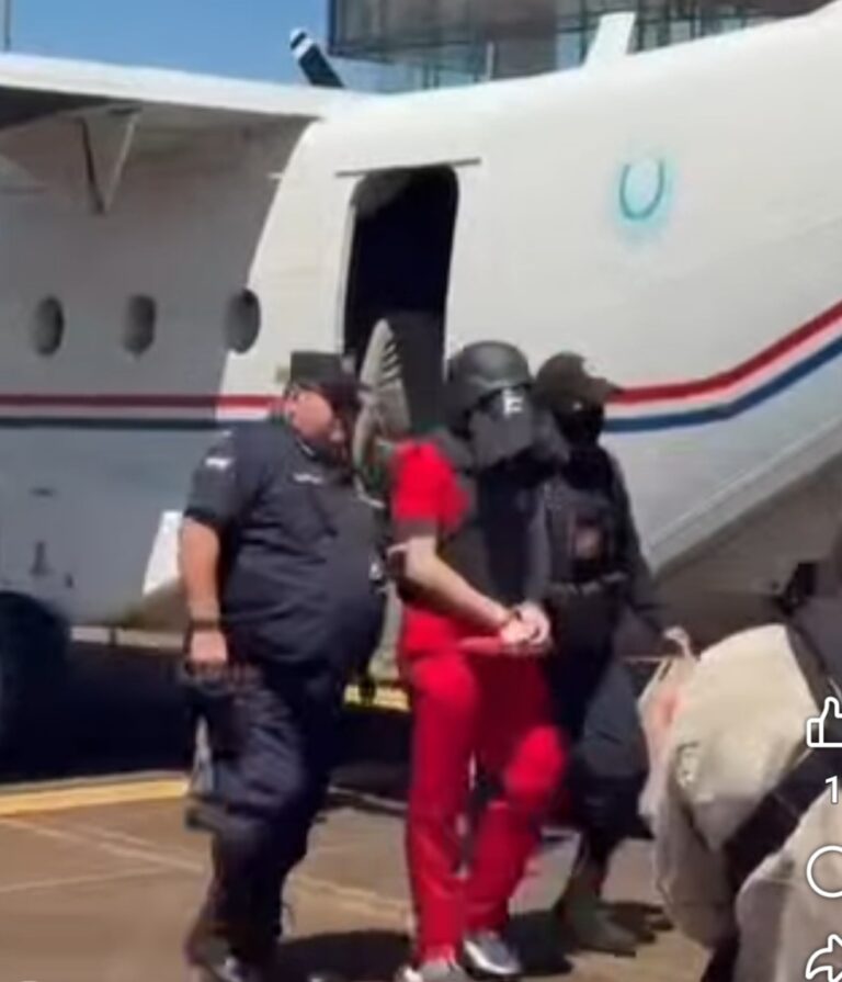 Bajo fuerte custodia: Trasladan jey a “Tio Rico” a Minga Guazú