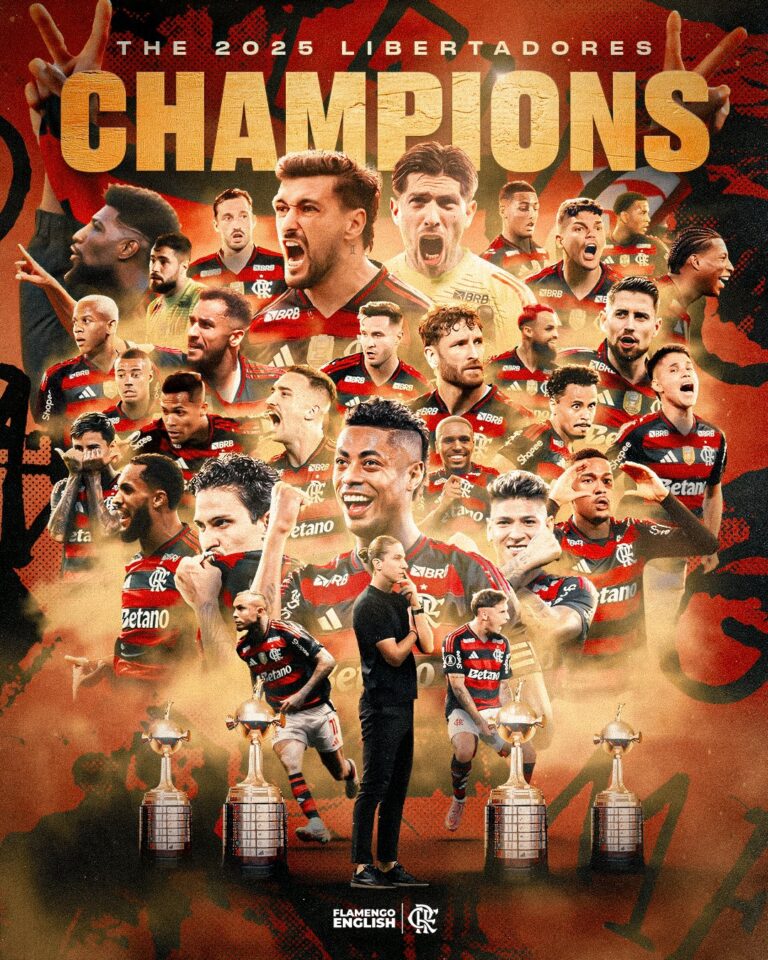 Flamengo es el campeón de la Libertadores 2025 y superó al Olimpia en cantidad de copas
