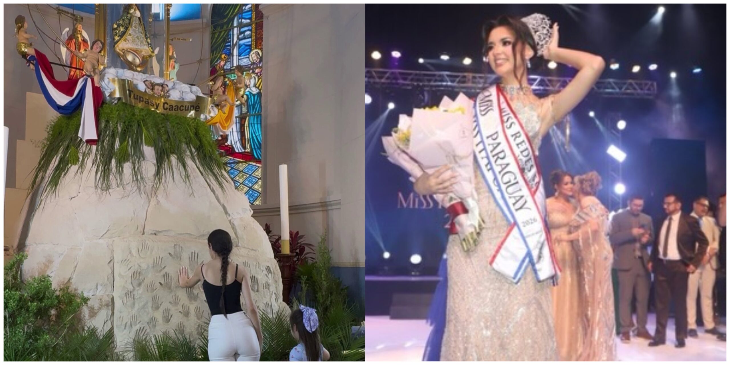¡Ganó la corona de Miss Paraguay y se fue a agradecer a la Virgen de Caacupé!