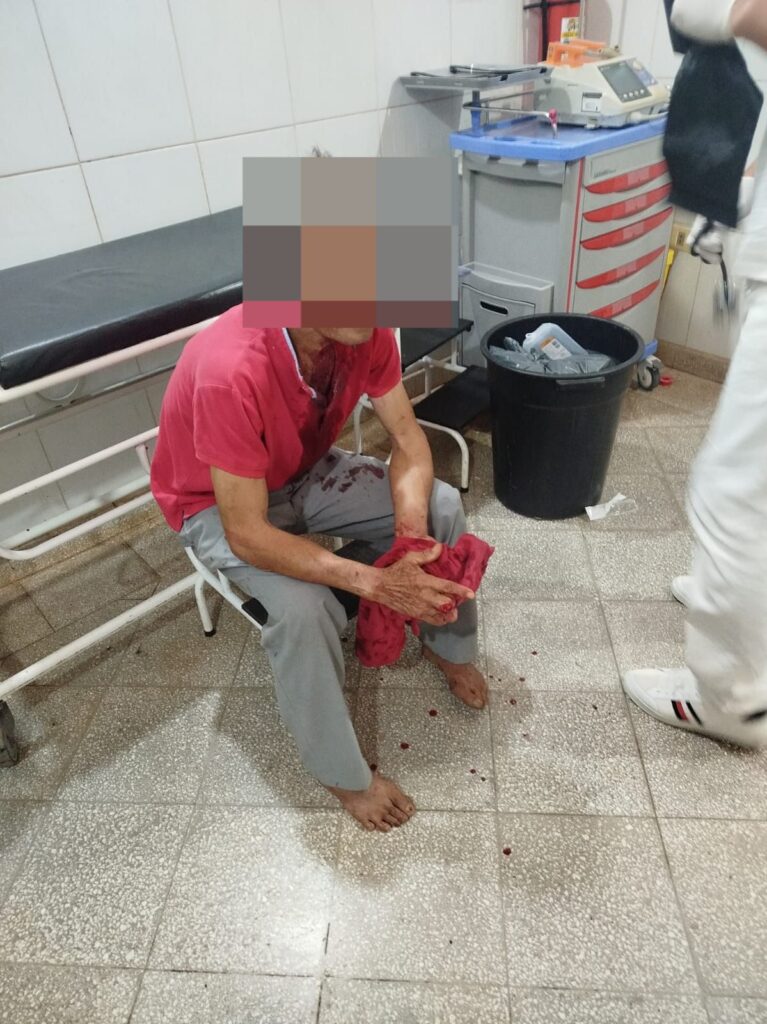 Tras discusión, léka fue clavado en el ojo