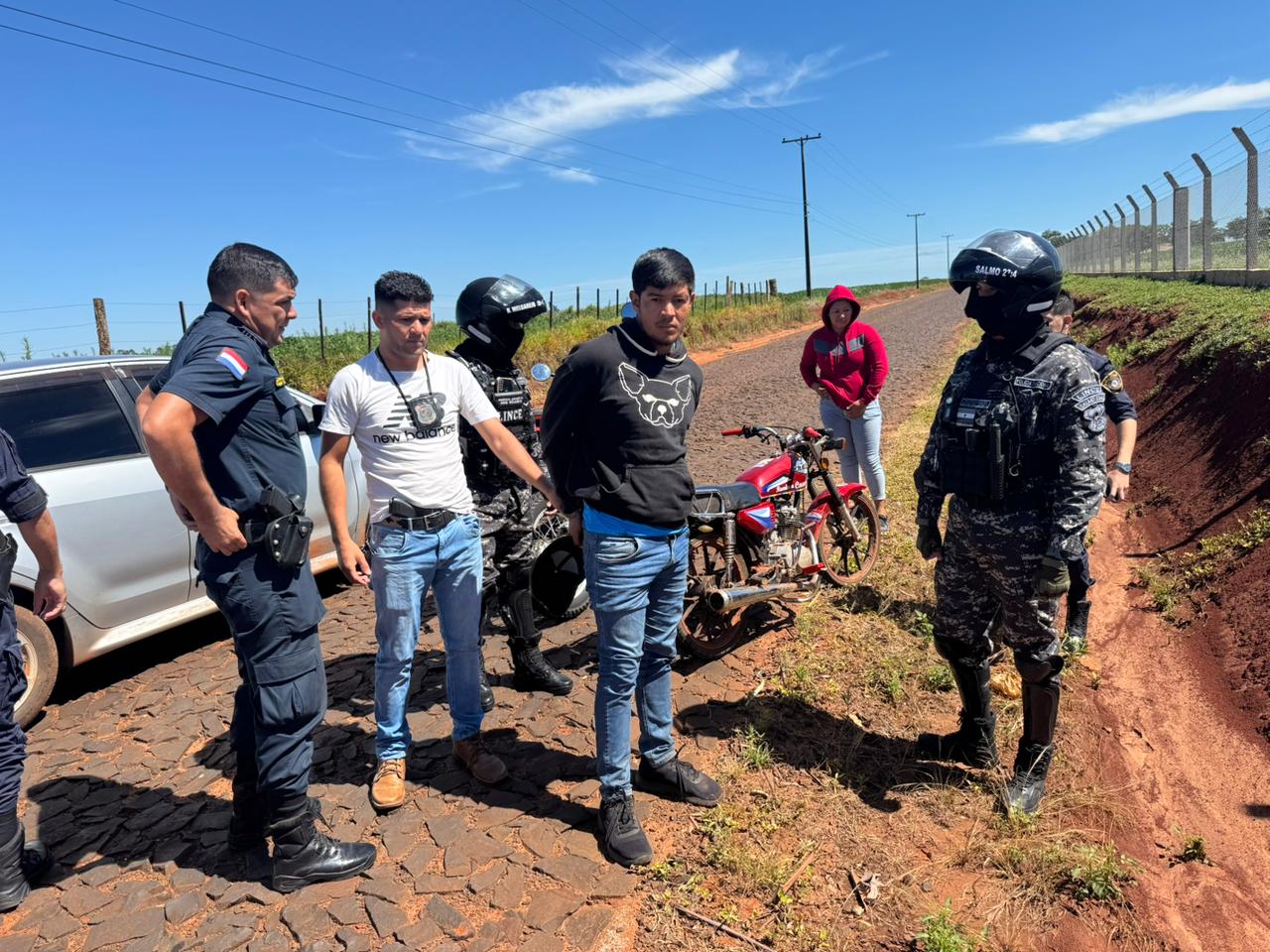 Capturan a un presunto asaltante del repartidor