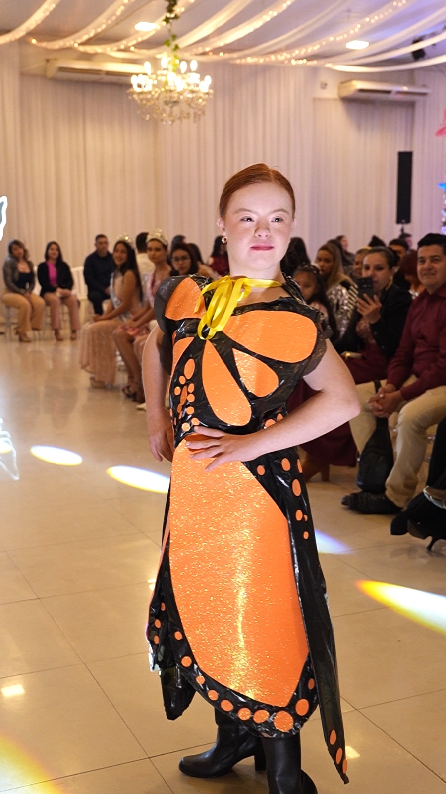 ¡Estrellita es la primera modelo Down del Paraguay!