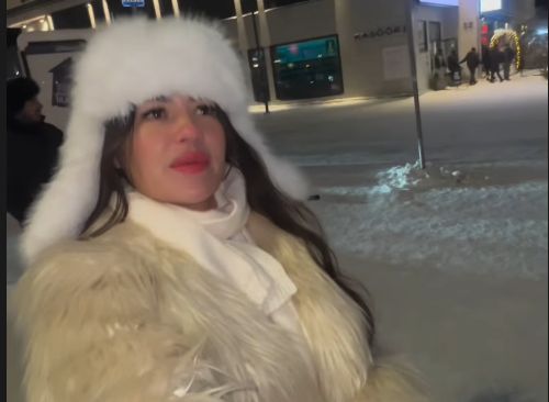 Laurys Dyva hizo un viaje icónico al pueblo de Papá Noel