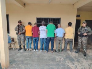 Funcionario de la Ande y sus socios fueron detenidos por talar árboles en propiedad privé