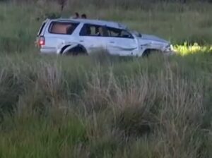 Paraguayo omano en accidente vai en ruta de curepilandia